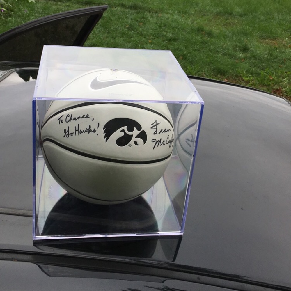 Iowa - Signed Basketball (Headcoach)